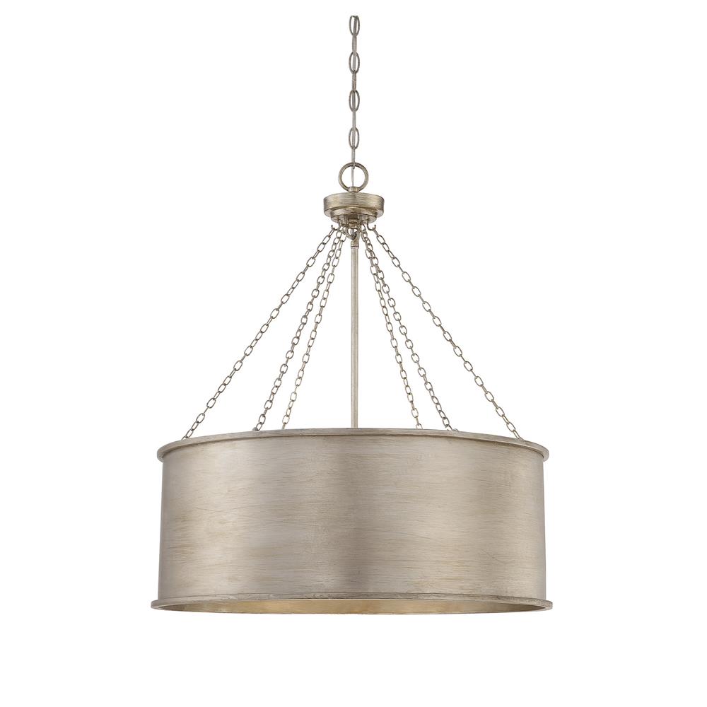 Savoy House 7-488-6-53 Rochester 6 Light Pendant in Silver Patina